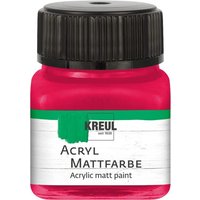 C.KREUL 75215 KREUL Acryl Mattfarbe Karmin 20 ml von C.KREUL