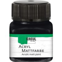 C.KREUL 75220 KREUL Acryl Mattfarbe Schwarz 20 ml von C.KREUL