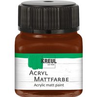 C.KREUL 75274 KREUL Acryl Mattfarbe Schokobraun 20 ml von C.KREUL