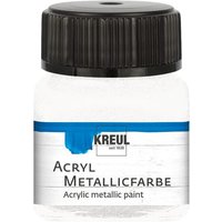 C.KREUL 77279 KREUL Acryl Metallicfarbe Perlmutt-Weiß 20 ml von C.KREUL