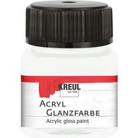 C.KREUL 79201 KREUL Acryl Glanzfarbe Weiß 20 ml von C.KREUL