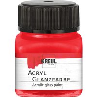 C.KREUL 79205 KREUL Acryl Glanzfarbe Rot 20 ml von C.KREUL