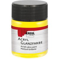 C.KREUL 79502 KREUL Acryl Glanzfarbe Gelb 50 ml von C.KREUL