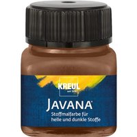 C.KREUL 90959 KREUL Javana Stoffmalfarbe für helle und dunkle Stoffe Rehbraun 20 ml von C.KREUL