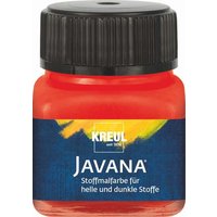 C.KREUL 90963 KREUL Javana Stoffmalfarbe für helle und dunkle Stoffe Rot 20 ml von C.KREUL