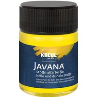 C.KREUL 91962 KREUL Javana Stoffmalfarbe für helle und dunkle Stoffe Gelb 50 ml von C.KREUL