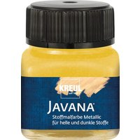 C.KREUL 92417 KREUL Javana Stoffmalfarbe Metallic Gold 20 ml von C.KREUL