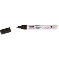 C.KREUL 92668 KREUL Textil Marker Glitter medium Schwarz von C.KREUL