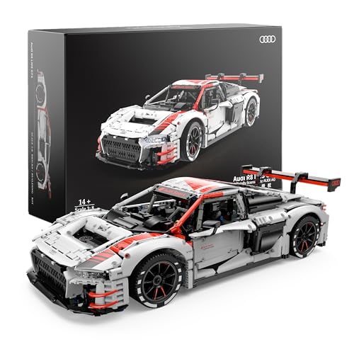 CANALLA Rastar Modellauto für Erwachsene, Audi R8 LMS GT3-3314 Teile | Auto zum Bauen, Sammeln und Genießen | Nachbildung im Maßstab 1:8 von CA NA LLA