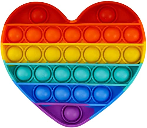 CABLEPELADO Pop it Fidget Toy, Push-Pop-Bubble-Fingerspielzeug, geeignet zur Linderung von Stress und Angstzuständen, für Kinder und Erwachsene, Herz-Design CABLEPELADO Pop it Fidget Toy, Push-Pop-Bubble-Fingerspielzeug, geeignet zur Linderung von Stress und Angstzuständen, für Kinder und Erwachsene, Herz-Design von CABLEPELADO
