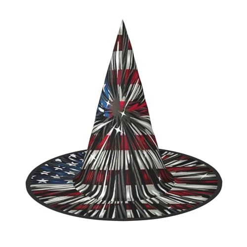 CADREWY Amerikanische Flagge, Feuerwerk-Druck, bequem, Karnevalshut, für Kostümpartys, Maskerade, Urlaub, Dekorationen, Hut von CADREWY
