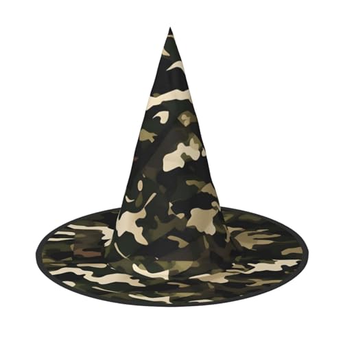 CADREWY Bequemer Karnevalshut mit Camouflage-Muster, für Kostümpartys, Maskerade, Urlaub, Dekorationen von CADREWY