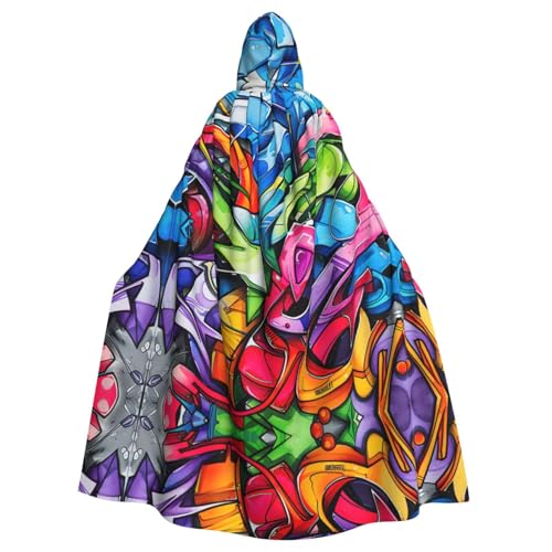CADREWY Eleganter Umhang mit Kapuze für Damen und Herren, für Cosplay, Karneval, Partys, Maskerade, Events von CADREWY