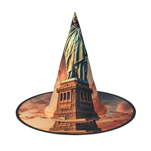 CADREWY Freiheitsstatue in Nyc Druck, bequem, Karnevalshut für Kostümpartys, Maskerade, Urlaub, Dekorationen, Hut von CADREWY