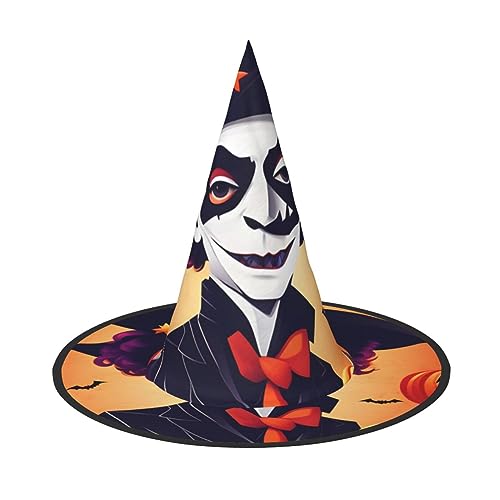 CADREWY Happy Halloween Print Bequemer Karnevalshut für Kostümpartys Maskerade Urlaub Dekorationen Hut CADREWY Happy Halloween Print Bequemer Karnevalshut für Kostümpartys Maskerade Urlaub Dekorationen Hut von CADREWY