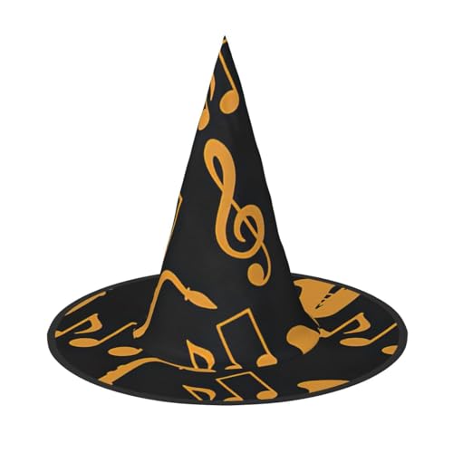 CADREWY Hut mit Musiknoten und Drillings-Druck, bequem, für Kostümpartys, Maskerade, Urlaub, Dekorationen CADREWY Hut mit Musiknoten und Drillings-Druck, bequem, für Kostümpartys, Maskerade, Urlaub, Dekorationen von CADREWY
