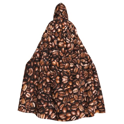 CADREWY Lustiger Umhang mit gerösteten Kaffeebohnen, bezaubernder Umhang mit Kapuze, Unisex, Umhang für Halloween, Cosplay und Thema CADREWY Lustiger Umhang mit gerösteten Kaffeebohnen, bezaubernder Umhang mit Kapuze, Unisex, Umhang für Halloween, Cosplay und Thema von CADREWY