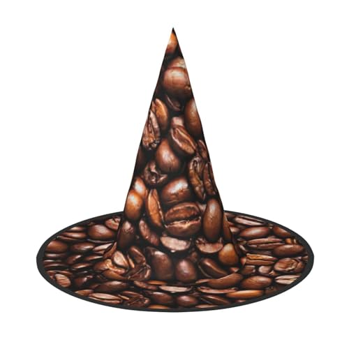 CADREWY Lustiger gerösteter Kaffeebohnen-Druck, bequem, Karnevalshut für Kostümpartys, Maskerade, Urlaub, Dekorationen, Hut von CADREWY