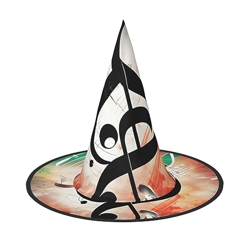CADREWY Musiknoten-Druck, bequem, Karnevalshut für Kostümpartys, Maskerade, Urlaub, Dekorationen, Hut von CADREWY