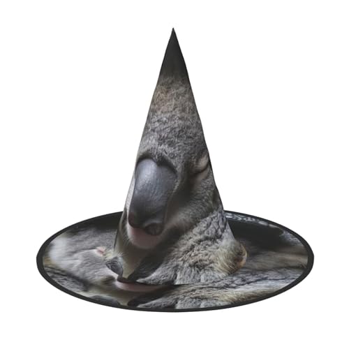 CADREWY Schlafender Koala-Kappe, bequem, Karnevalshut, für Kostümpartys, Maskerade, Urlaub, Dekorationen, Hut von CADREWY