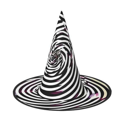 CADREWY Spirale optische Täuschung Gif Druck bequem Karneval Hut für Kostümpartys Maskerade Urlaub Dekorationen Hut von CADREWY