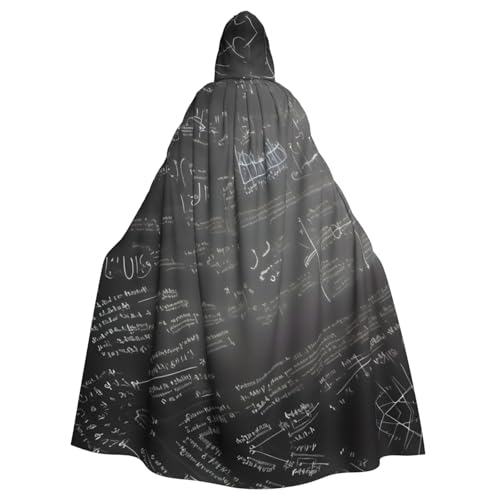 CADREWY Umhang mit Kapuze und Mathe-Symbolen, bezaubernd, voller Länge, Unisex, Umhang für Halloween, Cosplay und Thema CADREWY Umhang mit Kapuze und Mathe-Symbolen, bezaubernd, voller Länge, Unisex, Umhang für Halloween, Cosplay und Thema von CADREWY