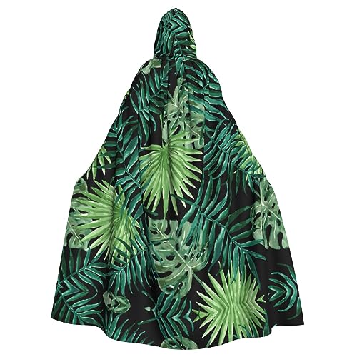 CADREWY Umhang mit Kapuze und transparentem Palmblatt-Muster, bezaubernd, voller Länge, Unisex, Umhang für Halloween, Cosplay und Thema CADREWY Umhang mit Kapuze und transparentem Palmblatt-Muster, bezaubernd, voller Länge, Unisex, Umhang für Halloween, Cosplay und Thema von CADREWY