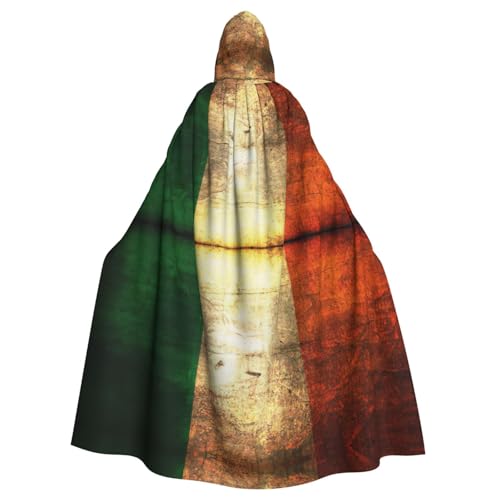 CADREWY Umhang mit irischer Flagge, bezaubernder Kapuzenumhang, Unisex, Umhang für Halloween, Cosplay und Thema CADREWY Umhang mit irischer Flagge, bezaubernder Kapuzenumhang, Unisex, Umhang für Halloween, Cosplay und Thema von CADREWY