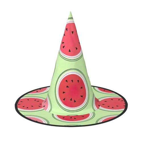 CADREWY Wassermelonen-grüner Druck, bequem, Karnevalshut für Kostümpartys, Maskerade, Urlaub, Dekorationen, Hut von CADREWY