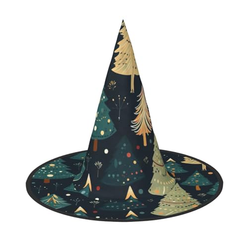 CADREWY Weihnachtsbaum-Druck, bequem, Karnevalshut für Kostümpartys, Maskerade, Urlaub, Dekorationen, Hut von CADREWY