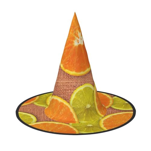 CADREWY Zitronen- und Orangen-Druck, bequem, Karnevalshut für Kostümpartys, Maskerade, Urlaub, Dekorationen, Hut von CADREWY