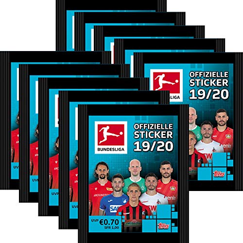 CAGO Topps Bundesliga Sammelsticker 2019/20-10 Tüten von CAGO