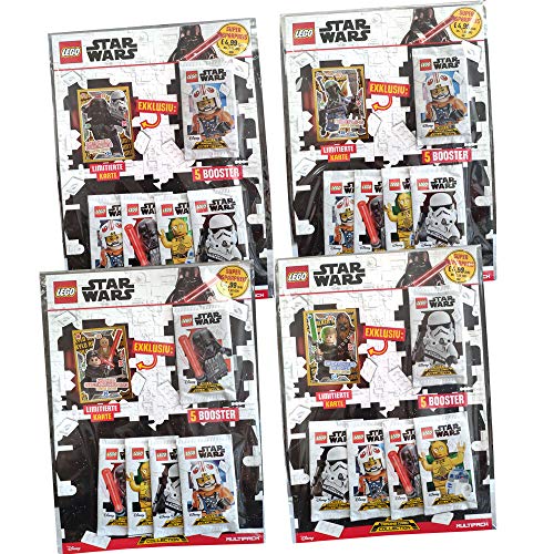 Sonstige Lego Star Wars - Serie 2 Trading Cards - Alle 4 verschiedenen Multipacks von CAGO