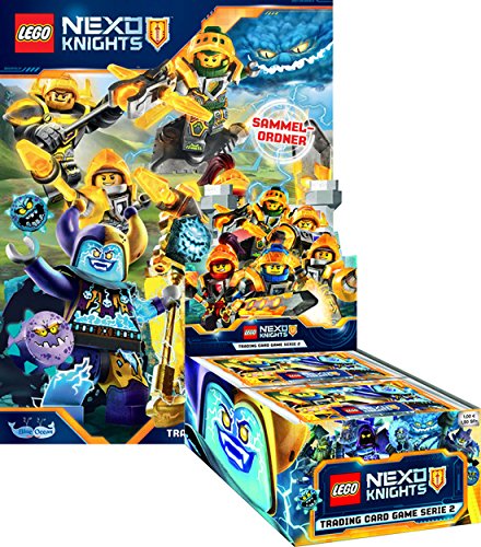 Unbekannt Lego Nexo Knights 2 - Trading Cards - 1 Display + 1 Starter - Deutsch von CAGO