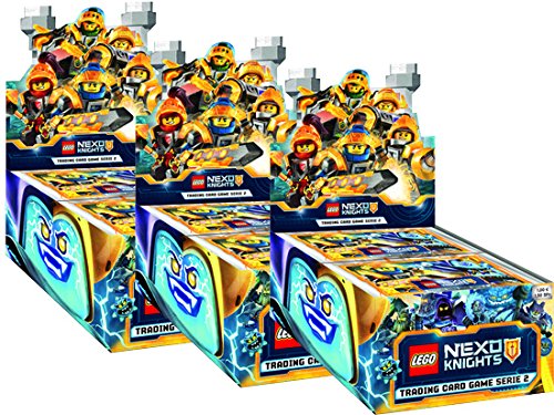 Unbekannt Lego Nexo Knights 2 - Trading Cards - 3 Display (150 Booster) - Deutsch von CAGO