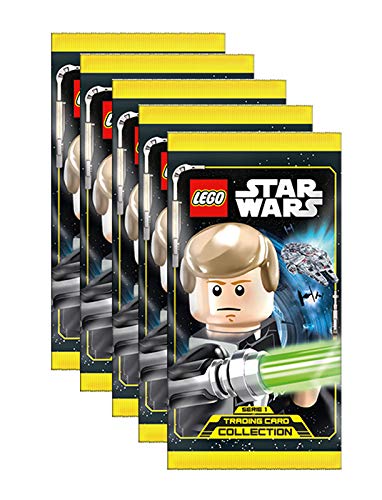 Unbekannt Lego Star Wars - Serie 1 Trading Cards - 5 Booster - Deutsch von CAGO