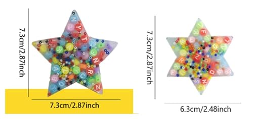 CAIJ 6 Stück Picky Pads, Picky Gadgets, Star Picky Sensory Toys, Fingerspielzeug, Sensorisches Spielzeug für Kinder und Erwachsene von CAIJ