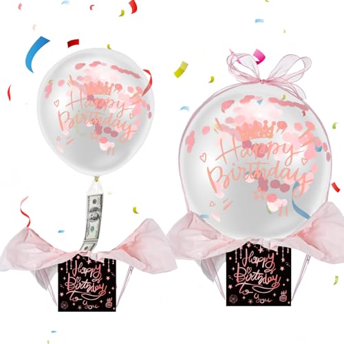 CAIJ Geldgeschenke Geburtstag üBerraschungsbox Luftballons, Pull Geld Ballon Box für Geldgeschenke Geldgeschenke Verpackung Luftballons für Familie und Freunde CAIJ Geldgeschenke Geburtstag üBerraschungsbox Luftballons, Pull Geld Ballon Box für Geldgeschenke Geldgeschenke Verpackung Luftballons für Familie und Freunde von CAIJ