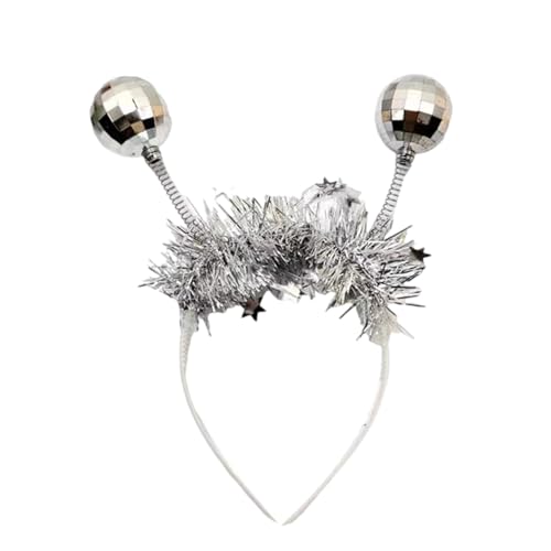 Alien Haarreif In Silver,Alien Kostüm Accessoires,Glitzer Alien Haarreif In Silver,Haarreifen Accessoire,Silber Haarschmuck Deko,für Karneval/Halloween/Space Girl/Fasching Kopfschmuck Damen Kinder Alien Haarreif In Silver,Alien Kostüm Accessoires,Glitzer Alien Haarreif In Silver,Haarreifen Accessoire,Silber Haarschmuck Deko,für Karneval/Halloween/Space Girl/Fasching Kopfschmuck Damen Kinder von CAIKAILIOR