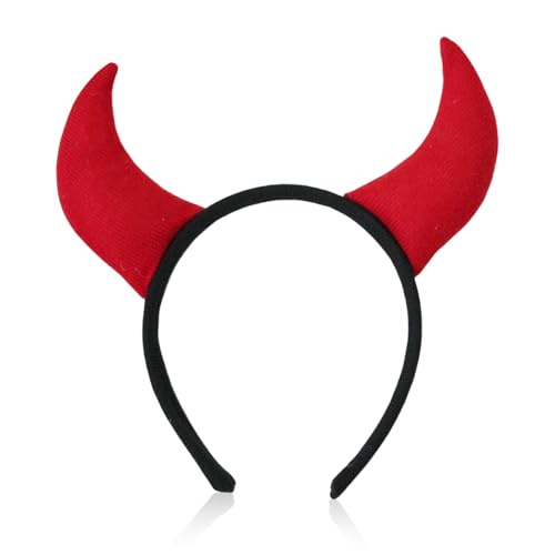 CAIKAILIOR Teufelshörner Haarreif,Teufels Ohren,Rot Schwarz Haarreif,Haarschmuck für Damen Herren Kinder,hörner,Kopfbedeckung,Kostüm Deko Accessoire für Halloween Fasching Karneval Partys,Mottoparty CAIKAILIOR Teufelshörner Haarreif,Teufels Ohren,Rot Schwarz Haarreif,Haarschmuck für Damen Herren Kinder,hörner,Kopfbedeckung,Kostüm Deko Accessoire für Halloween Fasching Karneval Partys,Mottoparty von CAIKAILIOR
