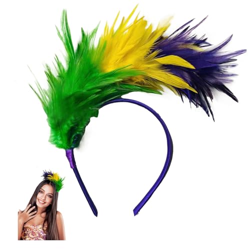 Federn Bunt Haarreif Karneval,Fasching Deko Lustige Kopfbedeckung Regenbogen Papagei Kostüm Damen kinder Kopfschmuck Vogel Bunte Feder Haarreifen Faschingskostüme Accessoires,für Carnival Stirnband Federn Bunt Haarreif Karneval,Fasching Deko Lustige Kopfbedeckung Regenbogen Papagei Kostüm Damen kinder Kopfschmuck Vogel Bunte Feder Haarreifen Faschingskostüme Accessoires,für Carnival Stirnband von CAIKAILIOR