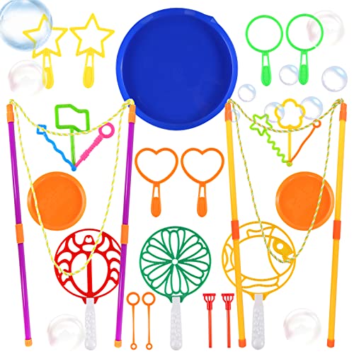 24 Stück Seifenblasen Set, Große Seifenblasenstäbe Seifenblasen Set für Kinder, Seifenblasen Blase Riesenseifenblasen für Indoor und Outdoor Bubble Maker Spiele 24 Stück Seifenblasen Set, Große Seifenblasenstäbe Seifenblasen Set für Kinder, Seifenblasen Blase Riesenseifenblasen für Indoor und Outdoor Bubble Maker Spiele von CAINCAY