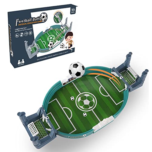 CAINCAY Mini Tischkicker, Interaktives Tisch Fußball Spiel Mini Table Football Game, Tischfußballspiel Lustiges Fußballspiel für 3+ Kinder Erwachsene Interaktivspiele von CAINCAY