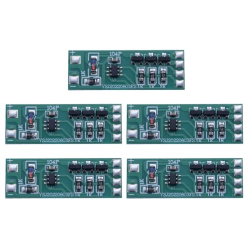CAIONPLE 5 Stück 3-12 V Blinkendes LED-Lichtmodul, Rot, Blau, Paar, Blinkend, Geeignet für Auto-Modell, Fahrrad, Elektrofahrzeug, Sicherheitslicht. CAIONPLE 5 Stück 3-12 V Blinkendes LED-Lichtmodul, Rot, Blau, Paar, Blinkend, Geeignet für Auto-Modell, Fahrrad, Elektrofahrzeug, Sicherheitslicht. von CAIONPLE