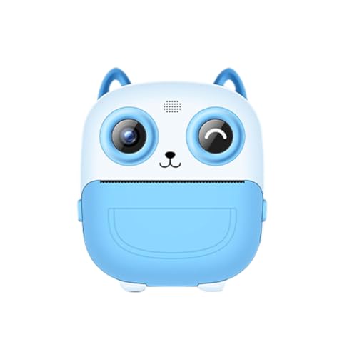 CAIONPLE Digitalkamera für Kinder, Mini-Drucker, 2,4, 1080P, Doppelkameras, Tragbare Kinderkamera mit Speicherkarte für Kinder, Blau CAIONPLE Digitalkamera für Kinder, Mini-Drucker, 2,4, 1080P, Doppelkameras, Tragbare Kinderkamera mit Speicherkarte für Kinder, Blau von CAIONPLE