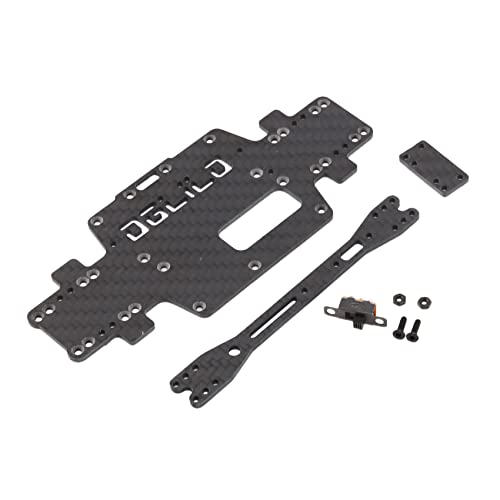 CAIONPLE Für K969 K979 K989 K999 P929 P939 1:28 RC Auto Ersatzteile Verbesserte Kohlefaser Chassis Auto Boden Low Body Shell von CAIONPLE