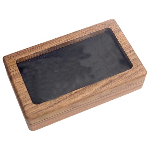 CAKEEYUM Challenge Coin Display Elegantes Holz 2 Münzaufstellung Hülle mit Glasabdeckung kompakter Münzhalter mit magnetischem Verschluss für Schmuck- und Münzsammlerspiele CAKEEYUM Challenge Coin Display Elegantes Holz 2 Münzaufstellung Hülle mit Glasabdeckung kompakter Münzhalter mit magnetischem Verschluss für Schmuck- und Münzsammlerspiele von CAKEEYUM