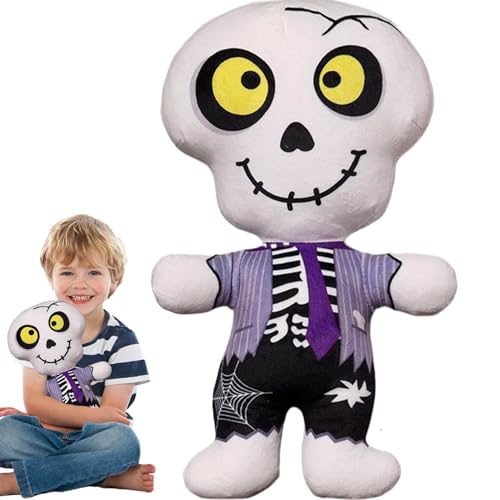 CAKEEYUM Halloween Dekorationen Halloween gefülltes Tier Skelett Plüsch Plüsch von CAKEEYUM