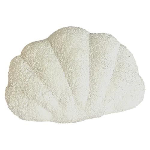 CAKEEYUM Muscheln Kissen 14x10 Zoll Weiche Plüschkissen Meereszimmer Dekor für Heimbüro -Auto Hotel. von CAKEEYUM