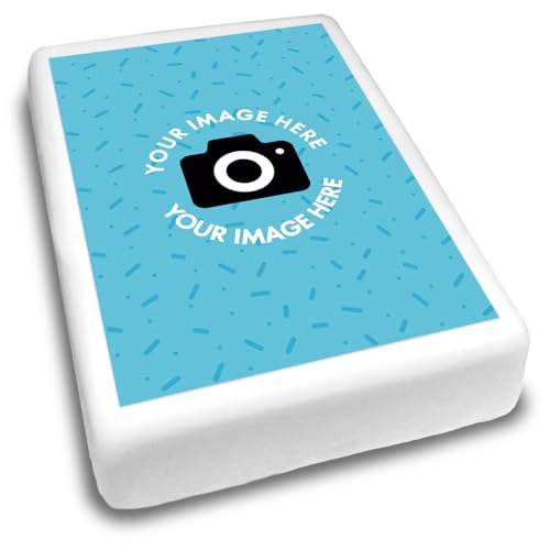 Cakeshop Portrait Personalisierte Essbare Tortendekoration | Benutzerdefiniertes Bild | Für Geburtstage & Feiern | Mehrere Formen & Größen | Zuckerguss- & Oblatenpapier-Optionen von CAKESHOP edible cake toppers EST. 2012